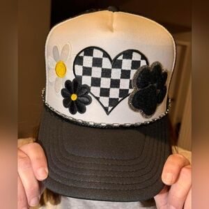 Trucker Hat!  Black and white in color